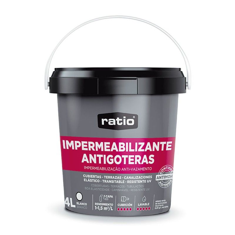 Impermeabilizante Teja Ratio 4L 51Q155 Ratio