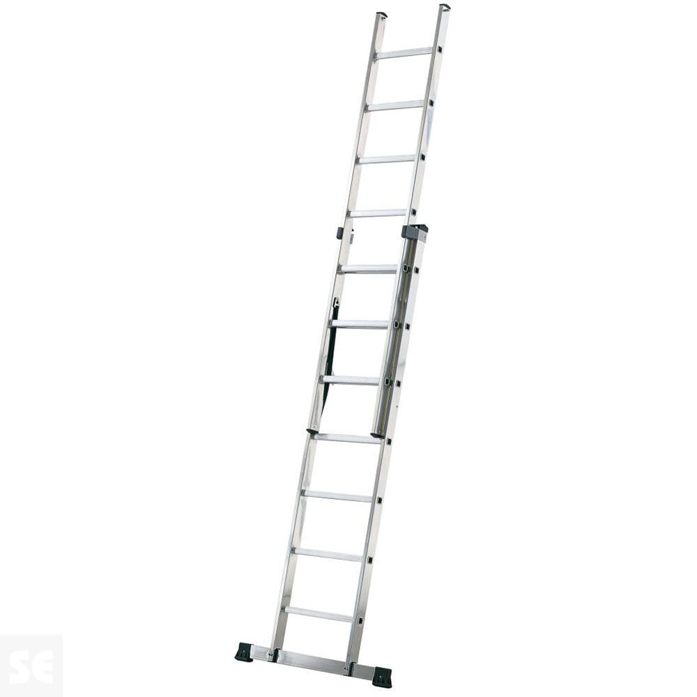 Escalera Industrial Profesional 2 Tramos 7 Peldaños
