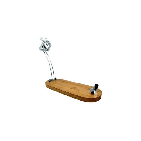 Jamonero plegable bambu cabezal giratorio