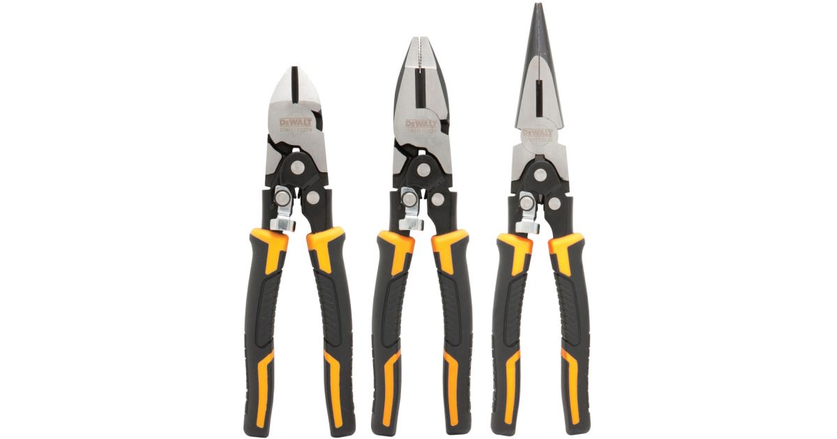 Juego de alicates combinados DeWALT (3 piezas) DWHT0-70485