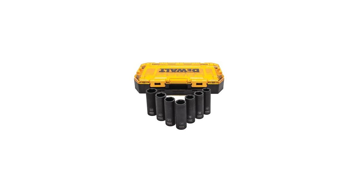 Juego de cabezales de extensión DeWALT Gola 1/2 (7 piezas) DWMT74737-0