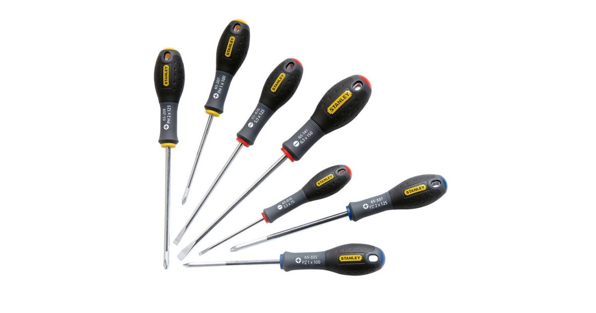 Juego de destornilladores Stanley FatMax de 7 piezas 0-65-438