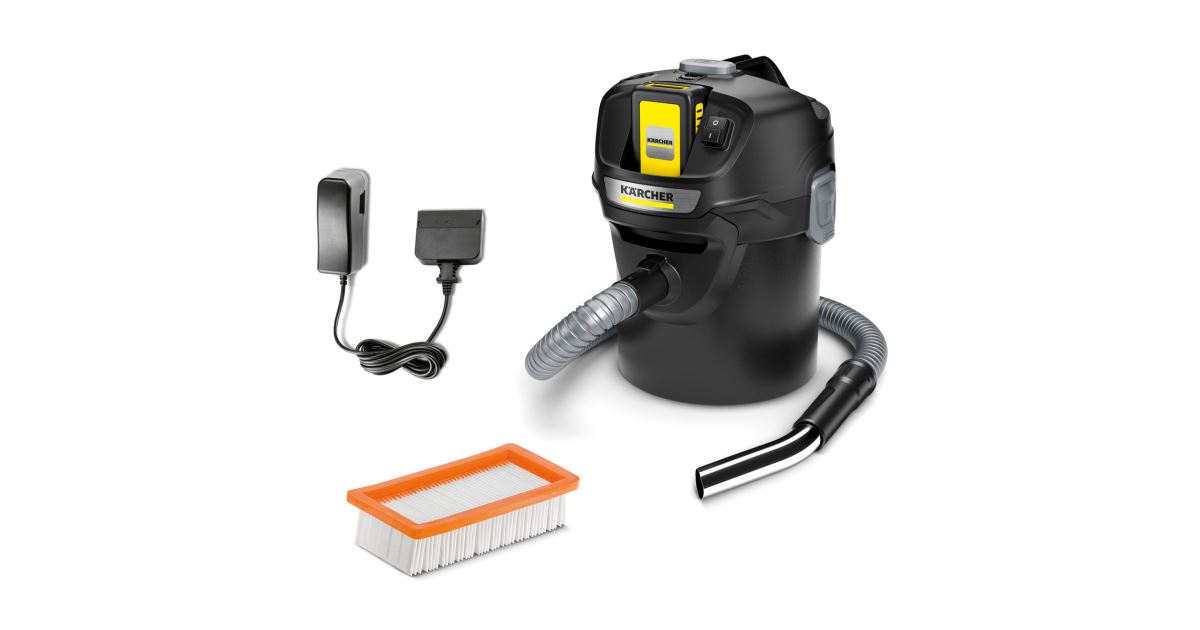 Kärcher AD 2 Aspirador inalámbrico para cenizas y suciedad seca 13483010