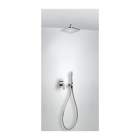 Monomando kit ducha tres loft empotrar cromo 200.180.80