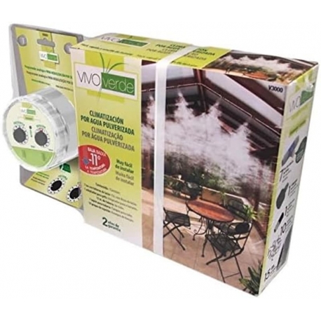 Kit nebulizacion vivo verde con programador bola v3025