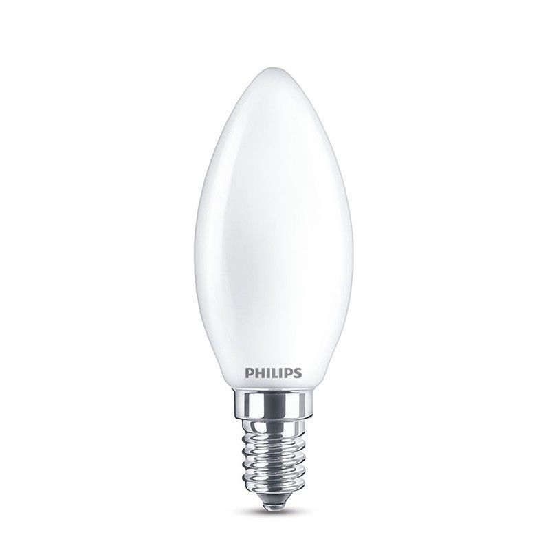 Lampara Vela Led 6.5W E14 2700K 837C124 Philips