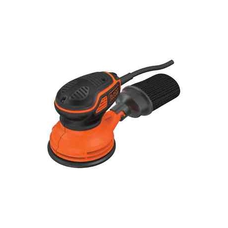 Lijadora con cable excentrica black & decker 240w ø 125 mm