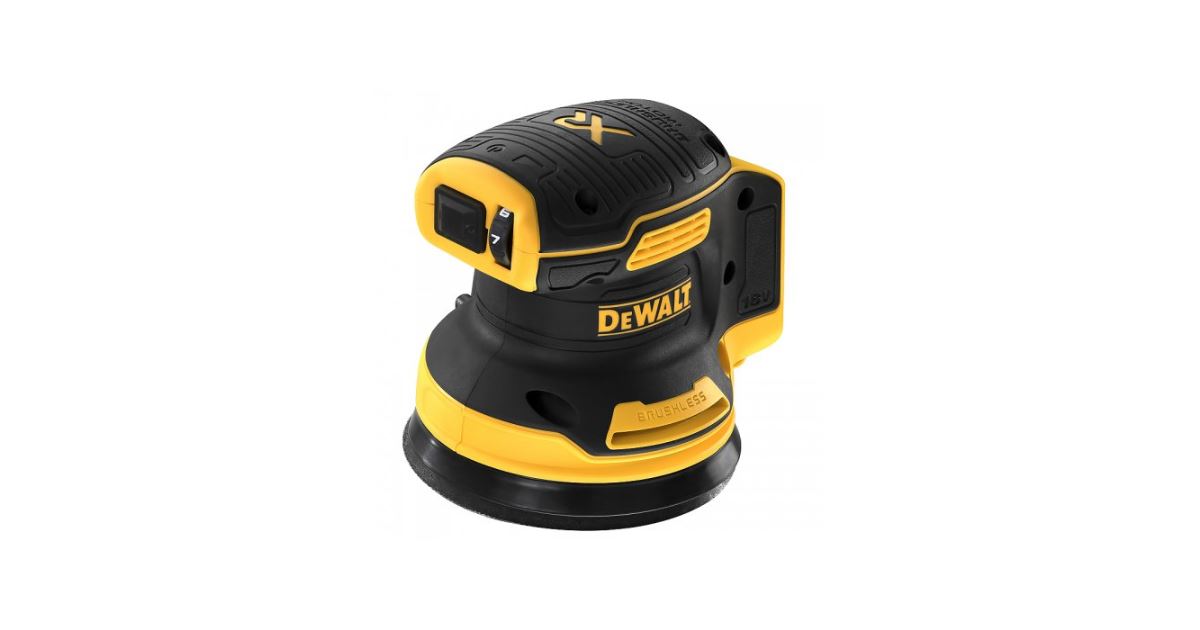 Lijadora excéntrica inalámbrica DeWALT 125mm 18V sin batería DCW210N