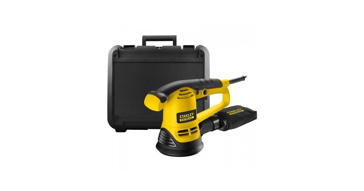 Lijadora orbital aleatoria STANLEY 125 mm 480 W - en maletín FME440K