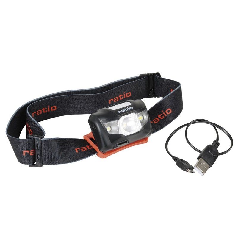 Linterna Frontal 3 Led Cree 160Lm Recarg 5536H Ratio