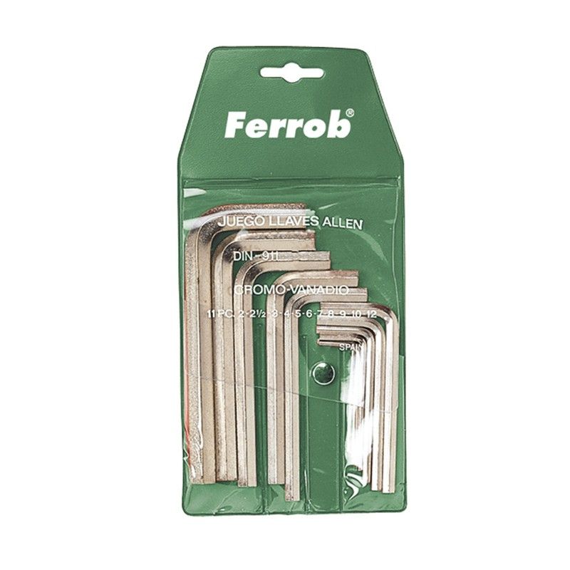 Llave Acod.Allen Chr-V C/Est.Jgo.11 5692H12 Ferrob