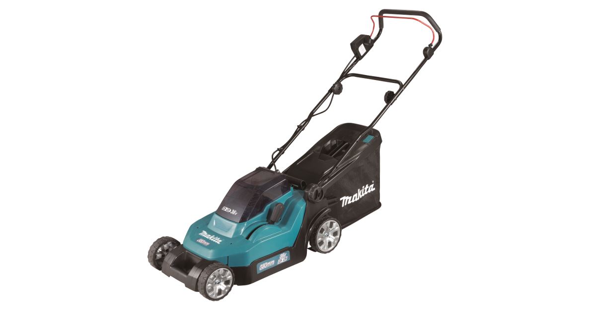 MAKITA Cortacésped inalámbrico 380 mm Li-ion LXT 2x18V/4.0Ah DLM382CM2