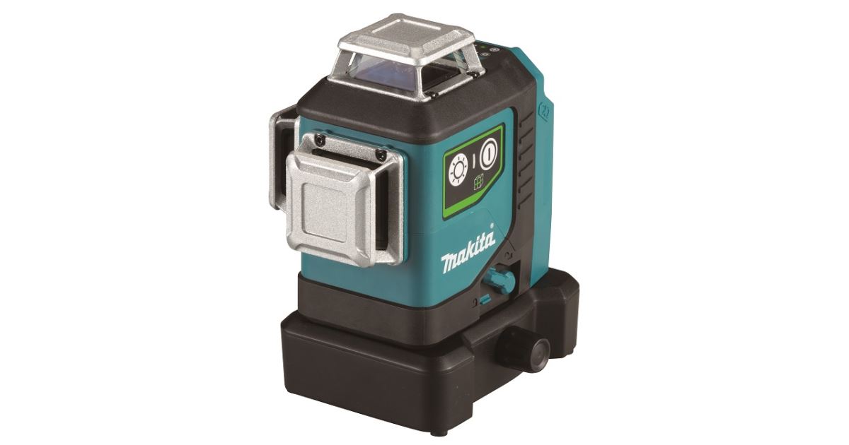 Makita Láser de línea inalámbrico, verde, Li-ion CXT 10,8/12V, sin batería SK700GD