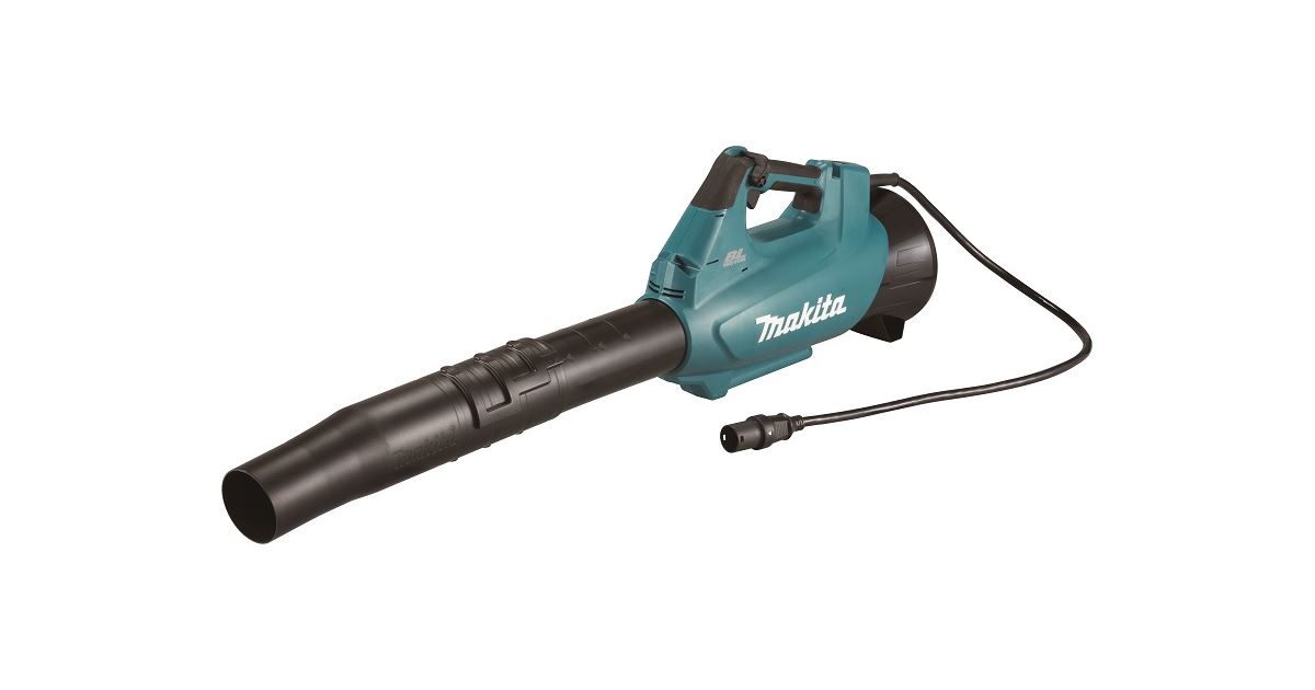 MAKITA Soplador inalámbrico Li-ion, Fuente de alimentación externa sin batería UB001CZ