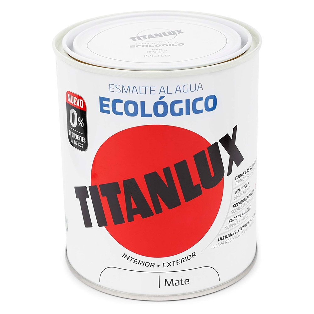Titanlux Esmalte Mate Ecológico Base Neutra 750ml
