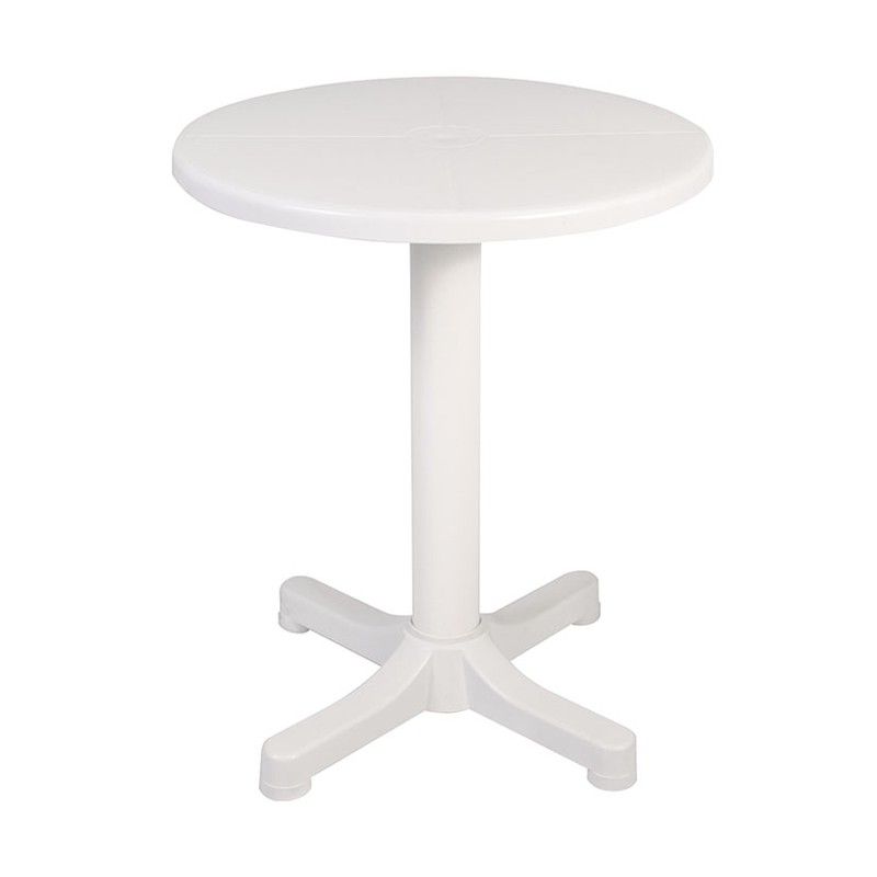 Mesa Balcón Ø 60 Cm. Blanca 8706N47