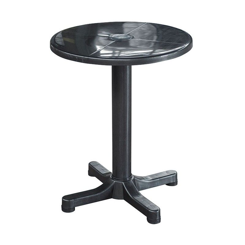 Mesa Balcón Ø 60 Cm. Antracita 8706N48
