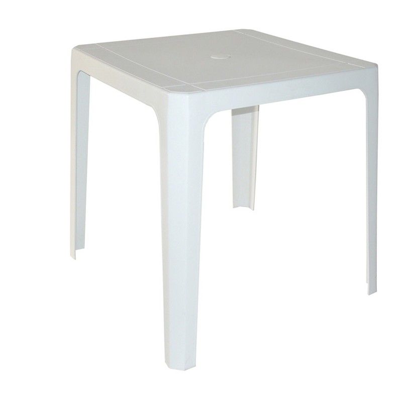 Mesa Beach Bar 70X70 Cm. Blanca 8706N63