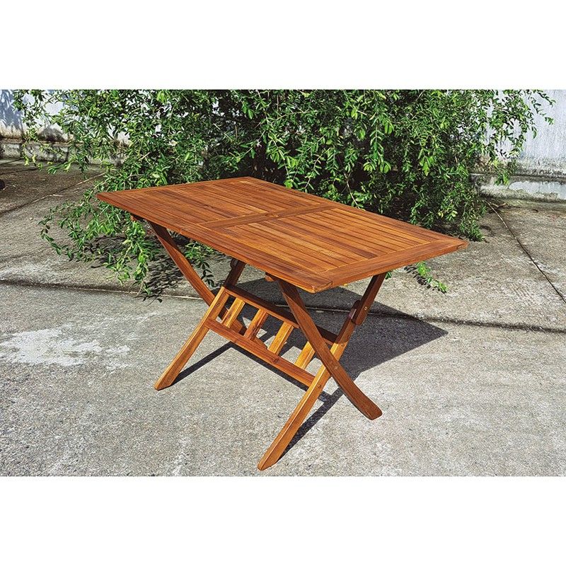 Mesa Madera Acacia 120X70 Cm 8704N365