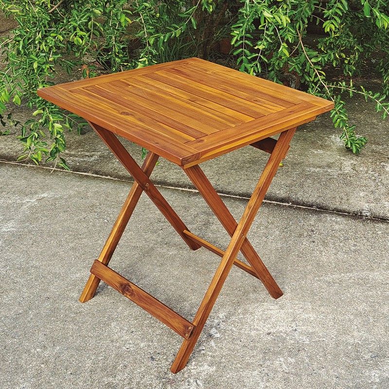 Mesa Madera Acacia 60X60 Cm 8704N361