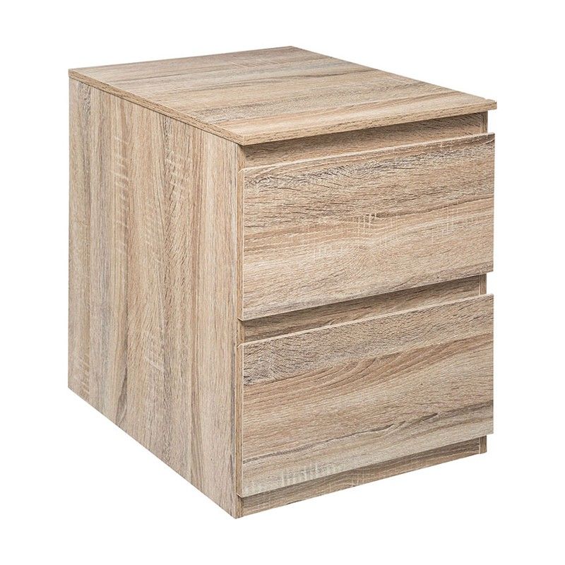 Mesita De Noche 2 Cajones Dolo 418Y138