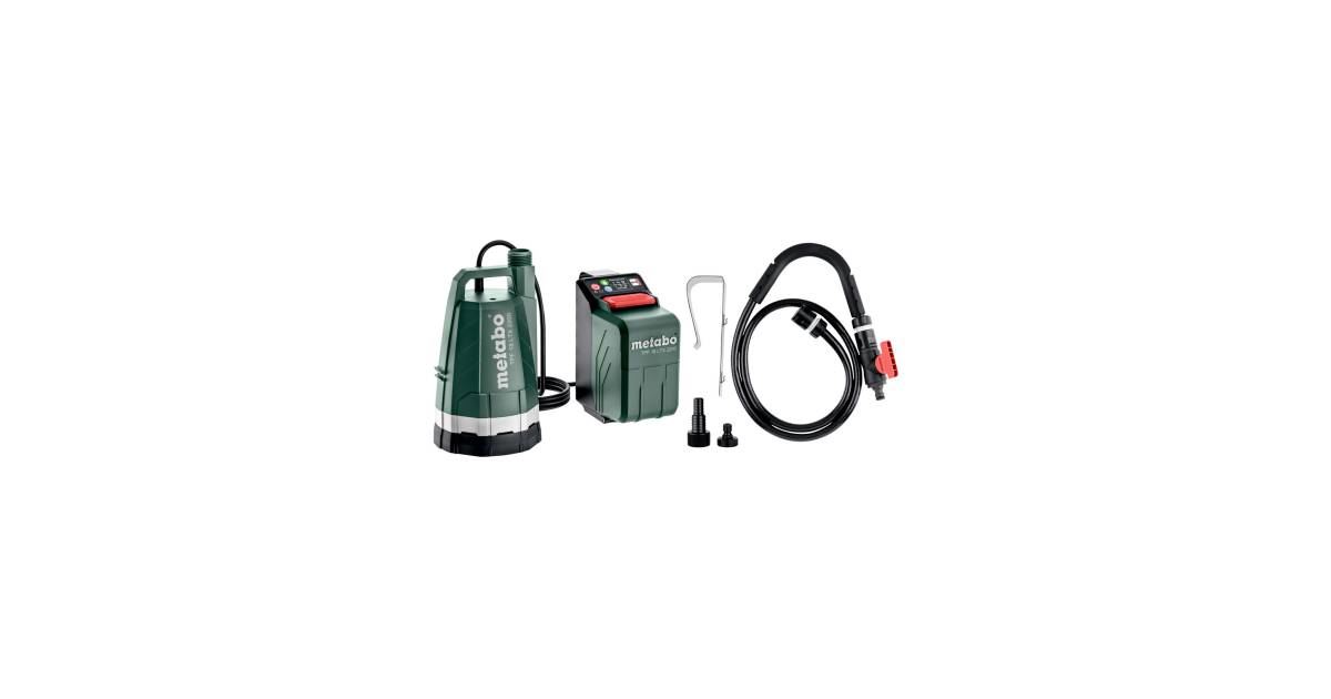 Metabo TPF 18 LTX 2200 BOMBA SUMERGIBLE A BATERÍA Y BARRIL DE LLUVIA 601729850