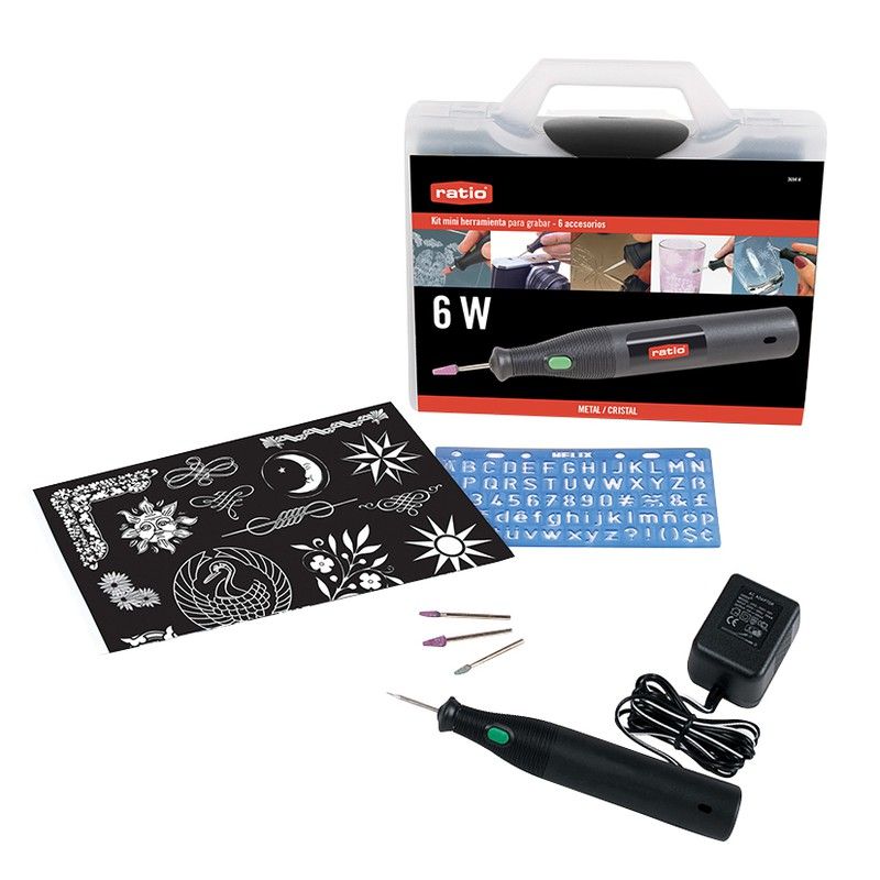 Kit Mini-Herramientas P/Grabar 6W+Acces. 3694H Ratio