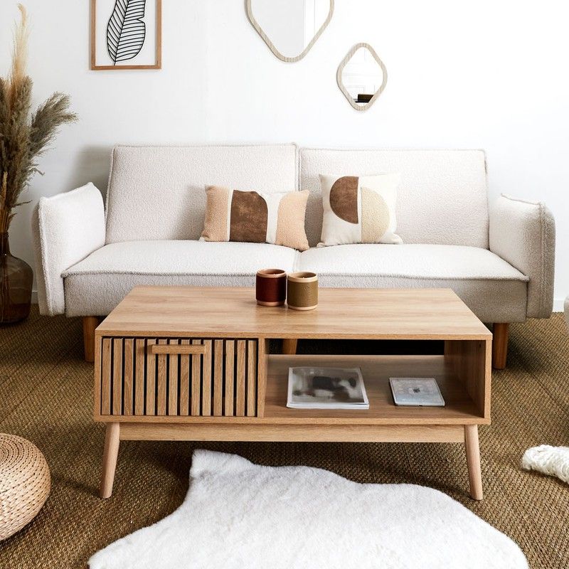 Mobiliario Klaus.Mesa Centro 100X50X43Cm 281Y251