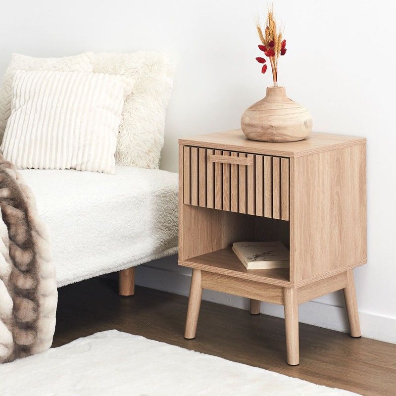 Mobiliario Klaus.Mesita Noche 40X35X55Cm 281Y253