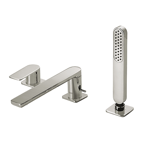 Monomando baÑera repisa tres exclusive loft 220 mm acero 20016201ac