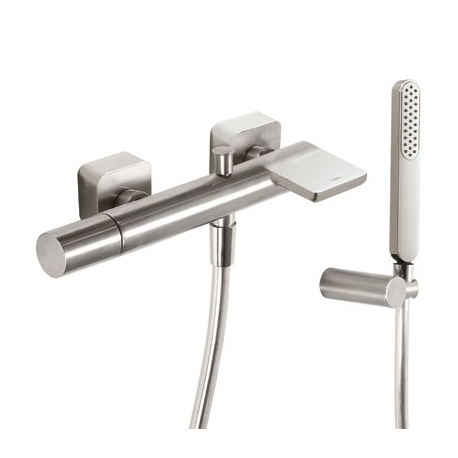 Monomando baÑera ducha tres exclusive loft acero 20017001ac