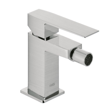 Monomando bide tres exclusive slim maneta acero 20212001ac