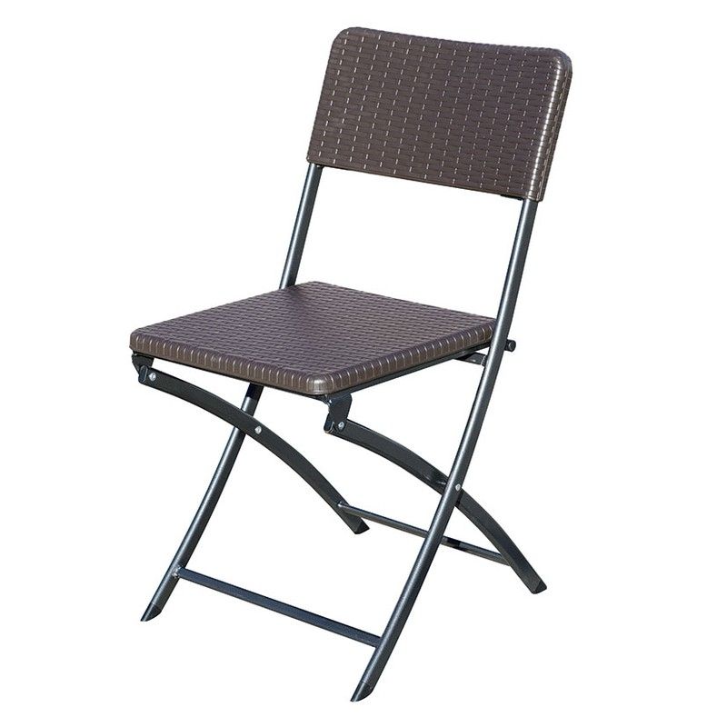 Silla Polietileno Ratan Plegable (2 Uds) 557N23