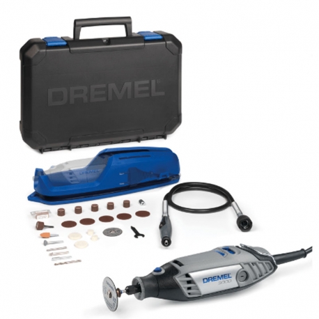 Multiherramienta dremel 3000 js 130w + 25 accesorios + maletin