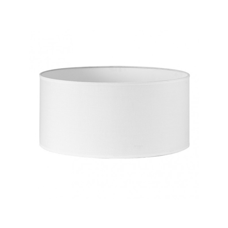 Pantalla Cilindrica Dori M10 Blanca 60Dx60dx30h Cm Tejido Popelin