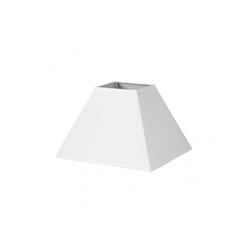 Pantalla Piramide Mezzo E27 Blanco 40dx18dx28h Tejido Popelin
