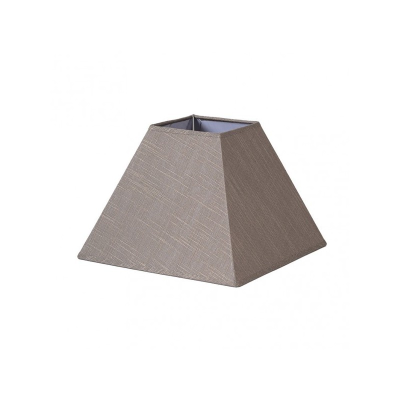 Pantalla Piramide Tenorio E27 Lino Gris 45dx20dx32h