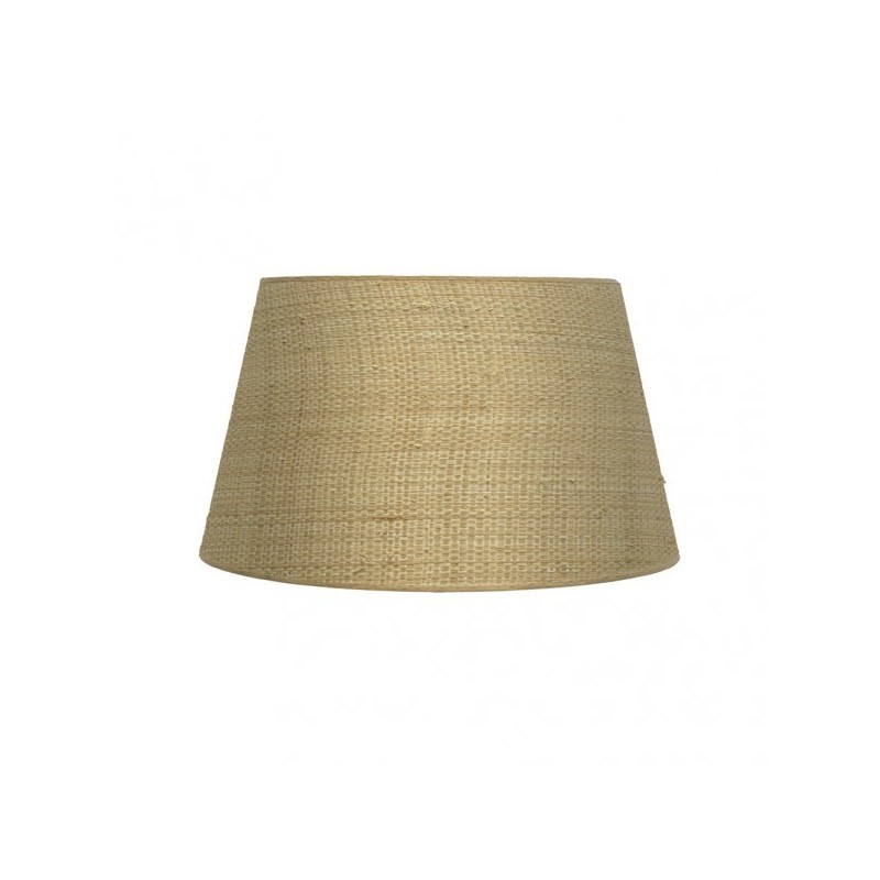 Pantalla Salma E27 Natural 40dx30dx25h Conica Abierta