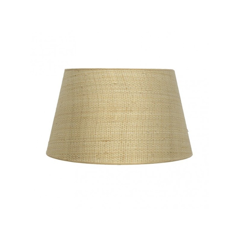 Pantalla Salma E27 Natural 45dx35dx30h Conica Abierta