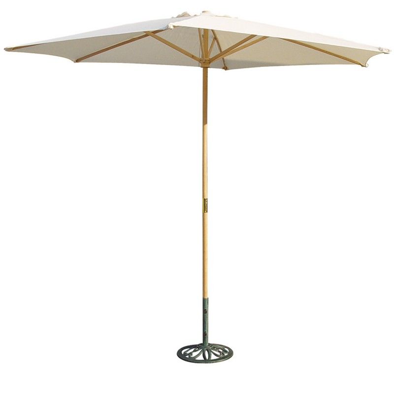Parasol Madera 3 Mts Color Crudo 8704N5
