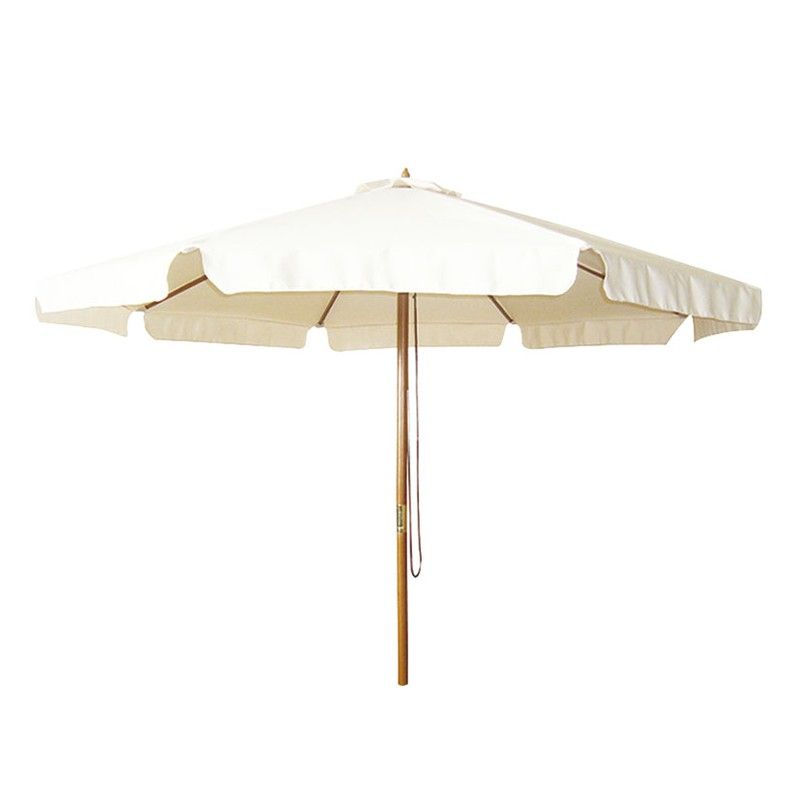 Parasol Madera 3 M Crudo.Polea 8704N64