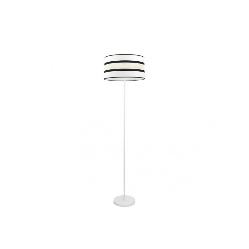 Pie Salon Karla 1xe27 Blanco/beis 149x40x40 Cm