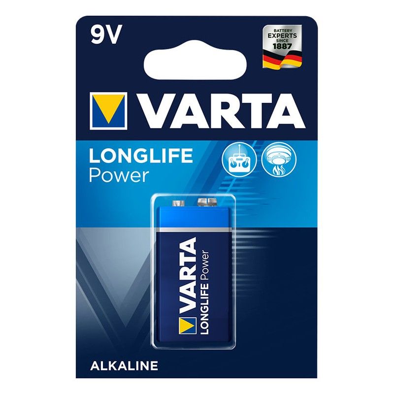 Bl.1 Pila Alc.Longlife Power 6Lr61 9V 9828R6LR61 Varta