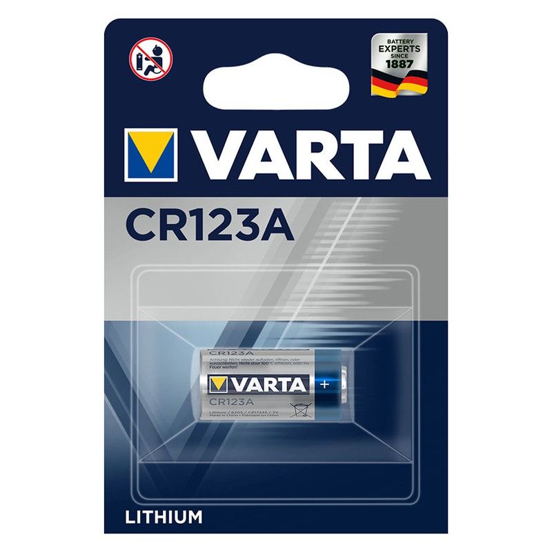 Bl.1 Pila Litio Varta Cr123A 3V 9831R123A Varta