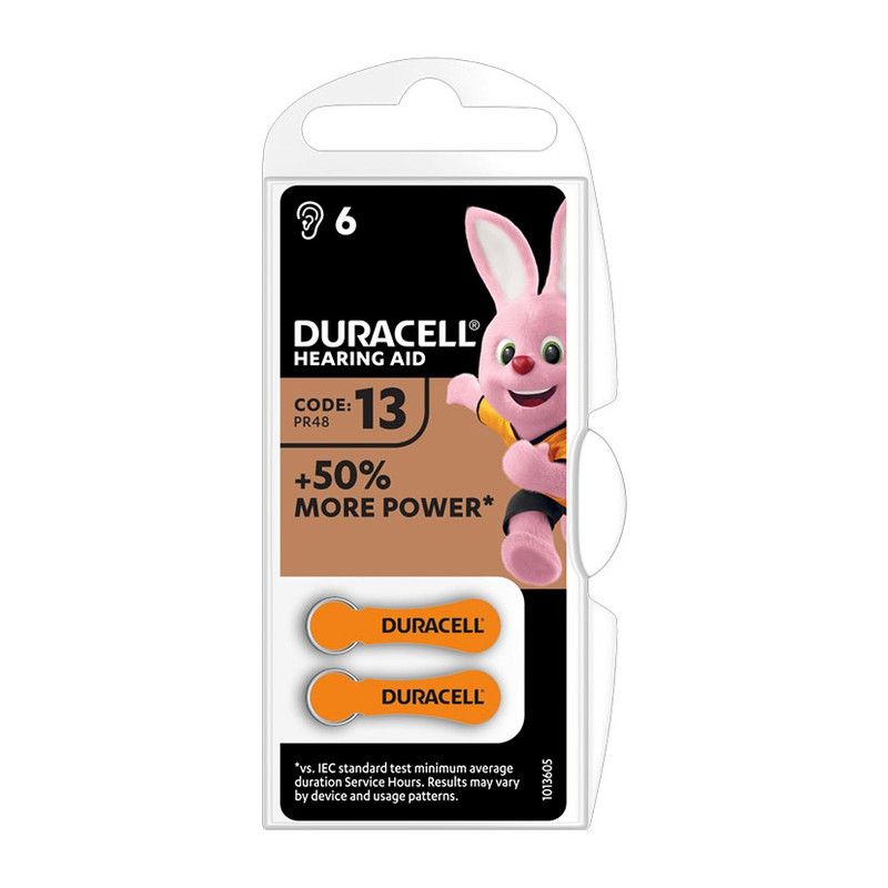 Pila Audifono Da 312 Duracell 6 Unidades 9161R312 Duracell