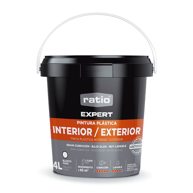 Pintura Pl. Int/Ext Ratio Expert 4L 51Q147 Ratio