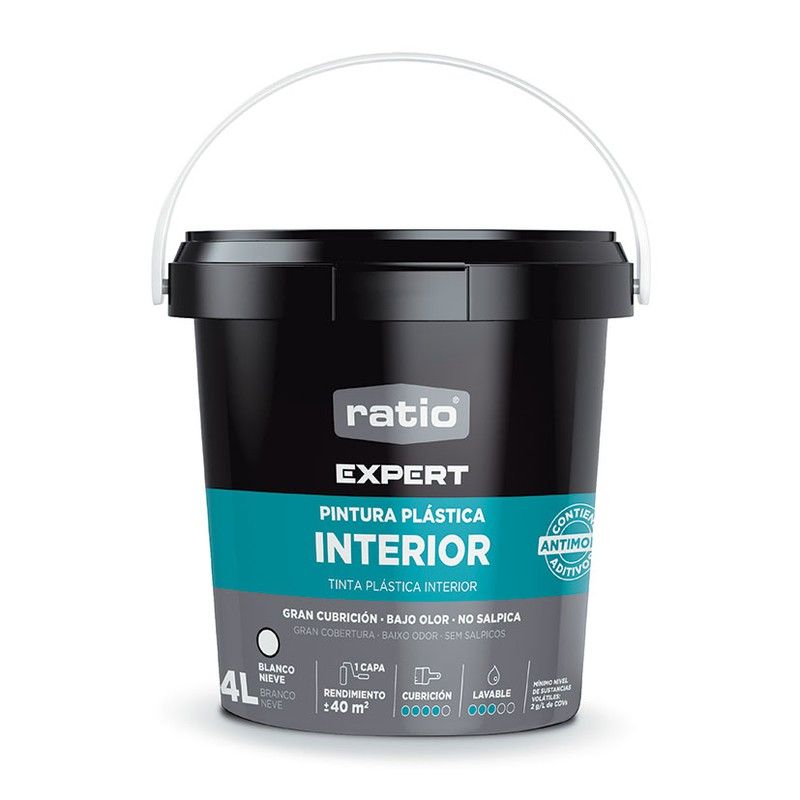 Pintura Plástica Int. Ratio Expert 4L 51Q143 Ratio