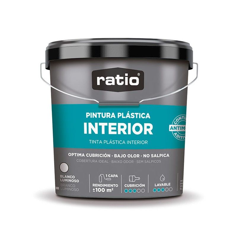 Pintura Plástica Interior Ratio 15L 51Q140 Ratio