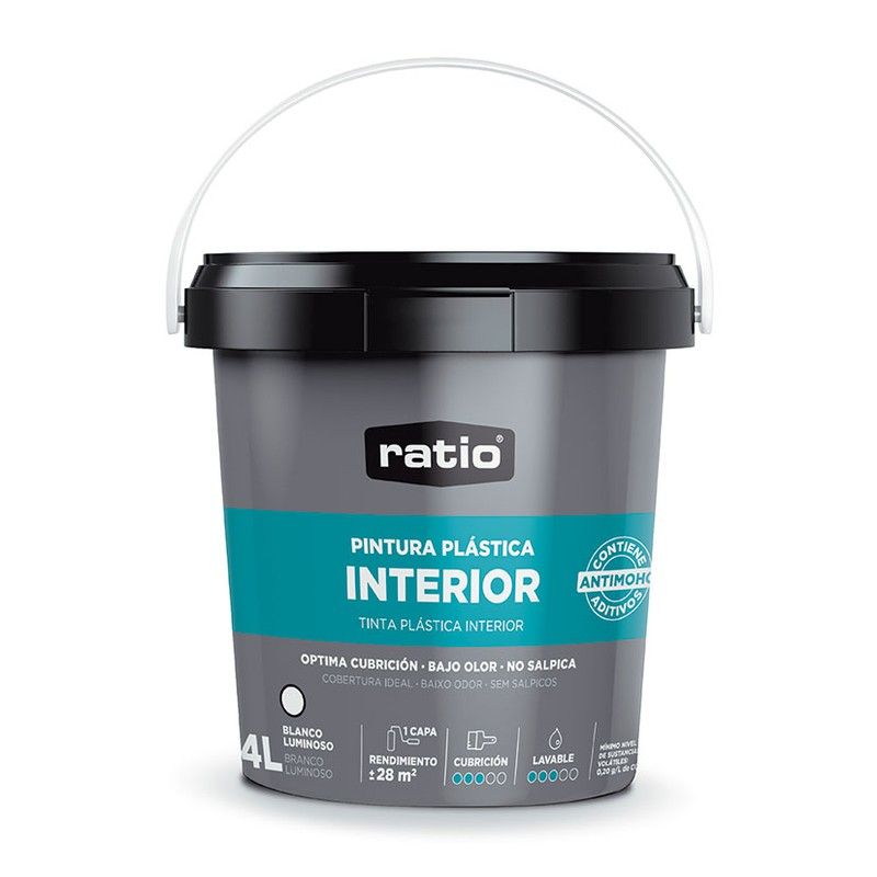 Pintura Plástica Interior Ratio 4L 51Q141