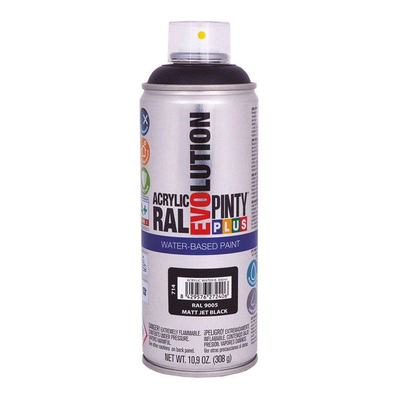Pintura spray base agua NOVASOL Evolution 400 ml Pintyplus Evolution 520Cc Iw 101 White
